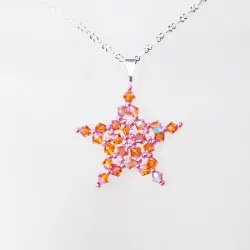 Pendant 40cm - Cassiopeia-Silver Chain - Pendant 40cm - Laiton argenté